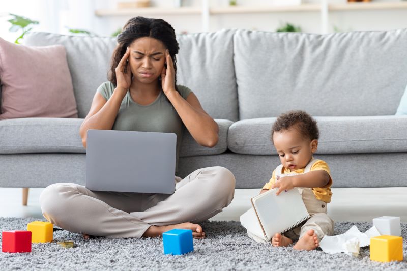 Help for the remote working parent – it might just minimize ’70s era streaking.